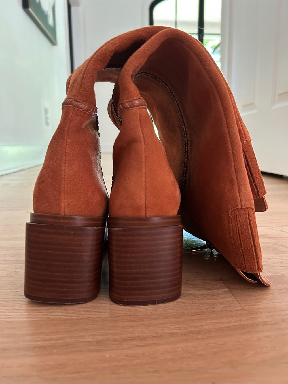 Vince Camuto Over-the-Knee Suede Kaleeca Boots in Cognac - Picture 6 of 12